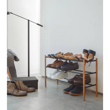 We do wood hot sale shoe rack